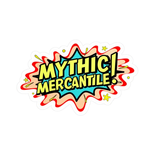 Mythic Mercantile Kiss-Cut Vinyl Decal - Fun Pop Art Sticker for Personalizing Laptops, Water Bottles, and More!