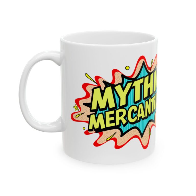 Mythic Mercantile Ceramic Mug - Money can buy happiness - Image 4