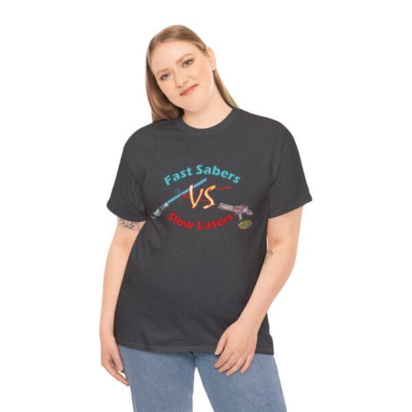 The "Galactic Physics" Star Wars Inspired Tee from Mythic Mercantile, Sci-Fi Fan Apparel, Comic Convention Outfit, Geek Gift - Image 7