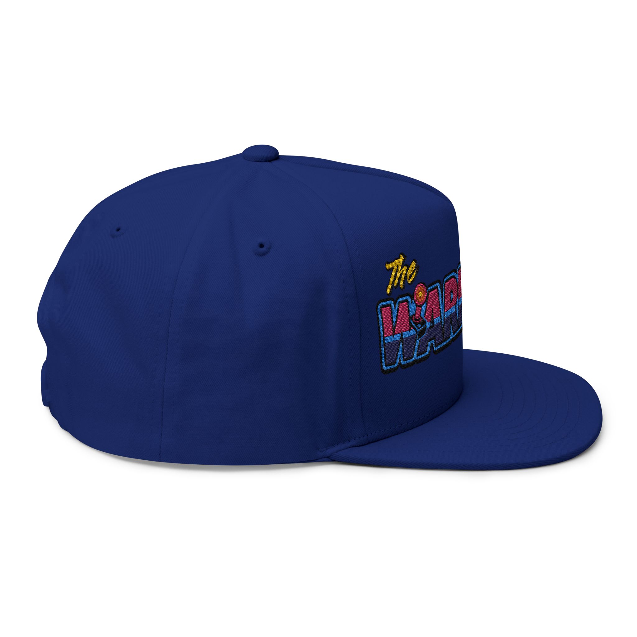The Warpcore Arcade Retro Embroidered Flat Bill Cap – Snapback - Image 4