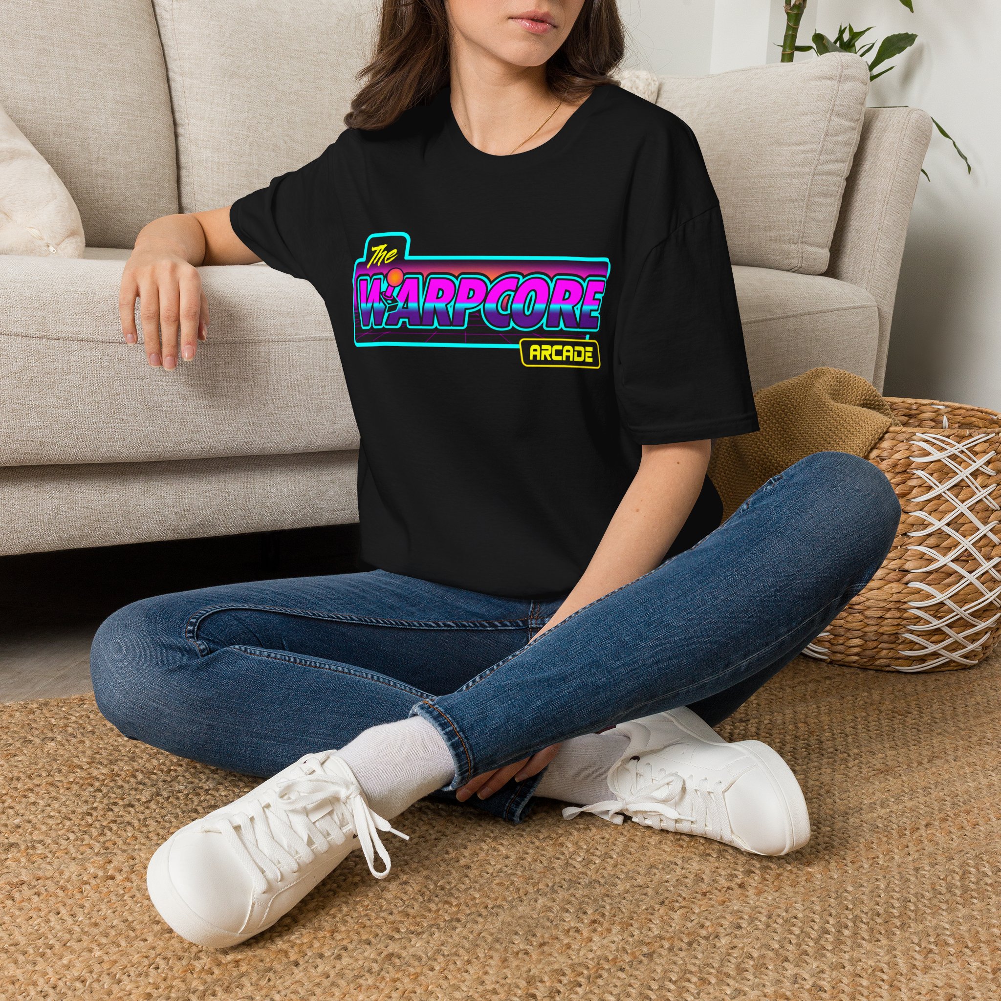 Warpcore Arcade T-Shirt — Retro Neon Gaming Tee - Image 4