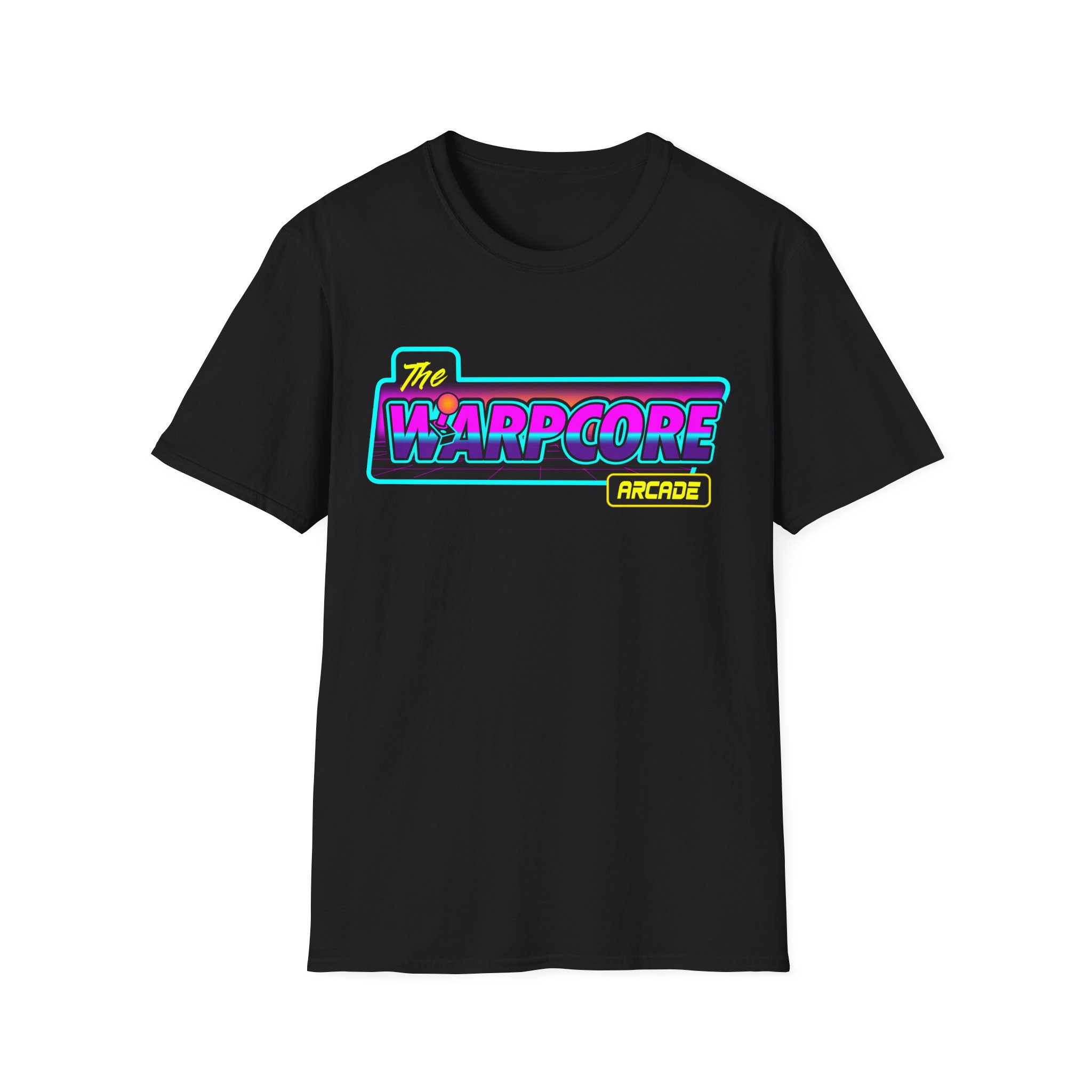 Warpcore Arcade T-Shirt — Retro Neon Gaming Tee